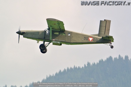 2013-06-28 Zeltweg Airpower 0272 Pilatus PC-6 Turbo Porter of the Austrian Armed Forces
